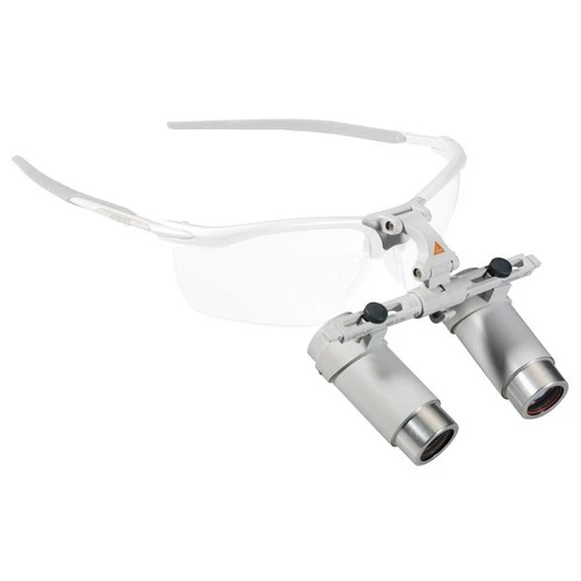 Heine HRP 3.5x 420mm Set A - набор: бинокулярные лупы, увеличение 3.5x, рабочее расстояние 420 мм, крепление i-View, на оправе S-Frame, с принадлежностями<span> (Германия)</span> — МедиМакс