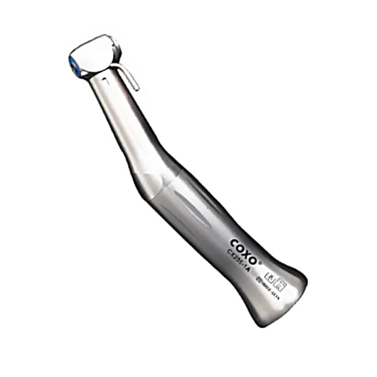 Coxo CX255-1A - понижающий угловой наконечник с кнопочным зажимом, 20:1<span> (Китай)</span> — МедиМакс