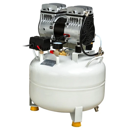 Mercury HK-1EW-30 (ND-70) - безмасляный компрессор для одной стоматологической установки, с ресивером 30 л (70 л/мин), без кожуха<span> (Китай)</span> — МедиМакс