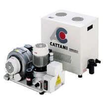 Cattani Turbo-Jet 2 - стоматологический аспиратор для влажной аспирации для 2-х стоматологических установок, с кожухом<span> (Италия)</span>