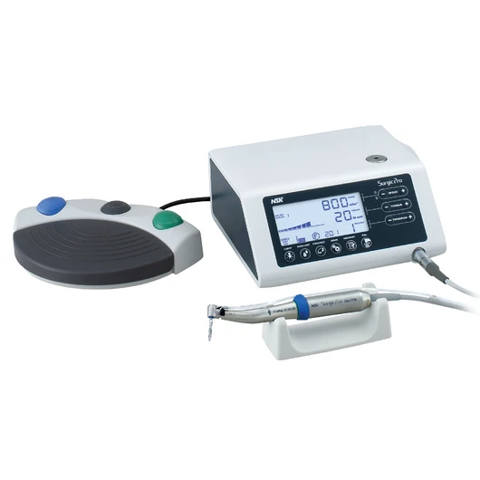 NSK Nakanishi Surgic Pro OPT - хирургический аппарат (физиодиспенсер) с наконечником Ti-Max X-SG20L, с оптикой<span> (Япония)</span> — МедиМакс