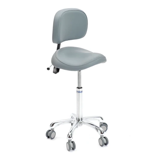 MedErgoStuhle MedErgo-791 - стул-седло со спинкой, цвет чёрный 150-1195<span> (Россия)</span> — МедиМакс