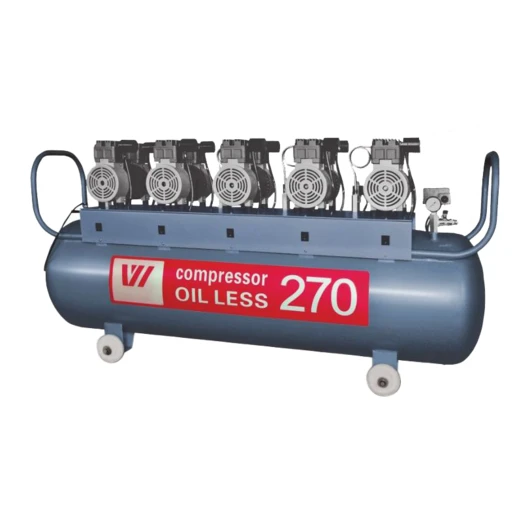 WuerWei W-615 - безмасляный компрессор для 7-ми стоматологических установок с ресивером 270 л (650 л/мин)<span> (Китай)</span> — МедиМакс