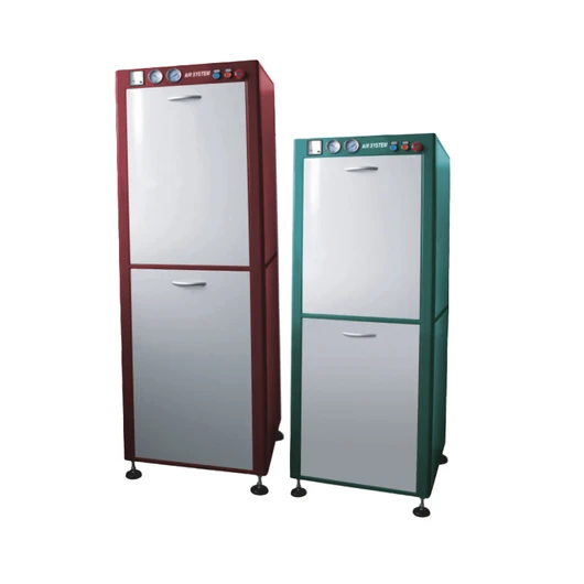 WuerWei W-800 - безмасляный компрессор для 6-ти стоматологических установок в шумопоглощающем модуле с ресивером 4x40 л (480 л/мин)<span> (Китай)</span> — МедиМакс
