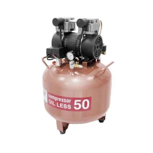 WuerWei W-602A - безмасляный компрессор для одной стоматологической установки с ресивером 50 л (100 л/мин)<span> (Китай)</span> — МедиМакс