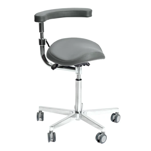 MedErgoStuhle MedErgo-803 - стул-седло с абдоминальным упором, цвет чёрный 150-1195<span> (Россия)</span> — МедиМакс