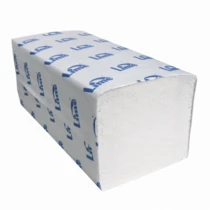 Бумажные полотенца LIME Z-сложение, 1-сл., белые, 250 листов, 20 шт.