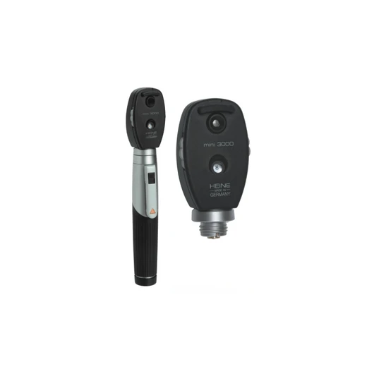 Офтальмоскоп Heine mini 3000 ксенон-галоген 2,5 В, рукоятка mini 3000, без футляра — МедиМакс