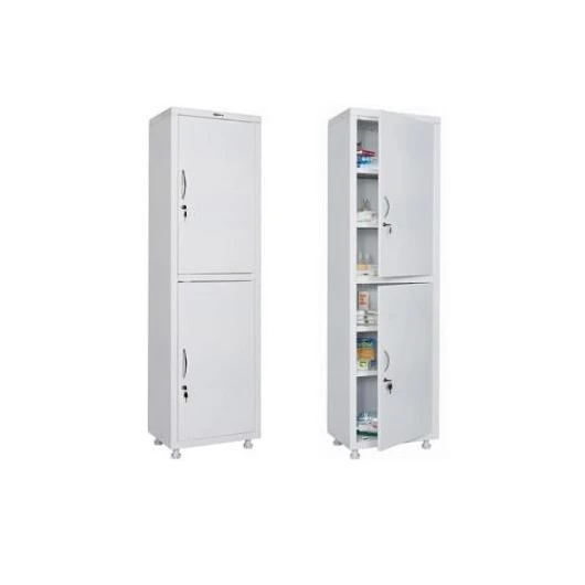 Шкаф медицинский HILFE МД 1 1657/SS сталь — МедиМакс